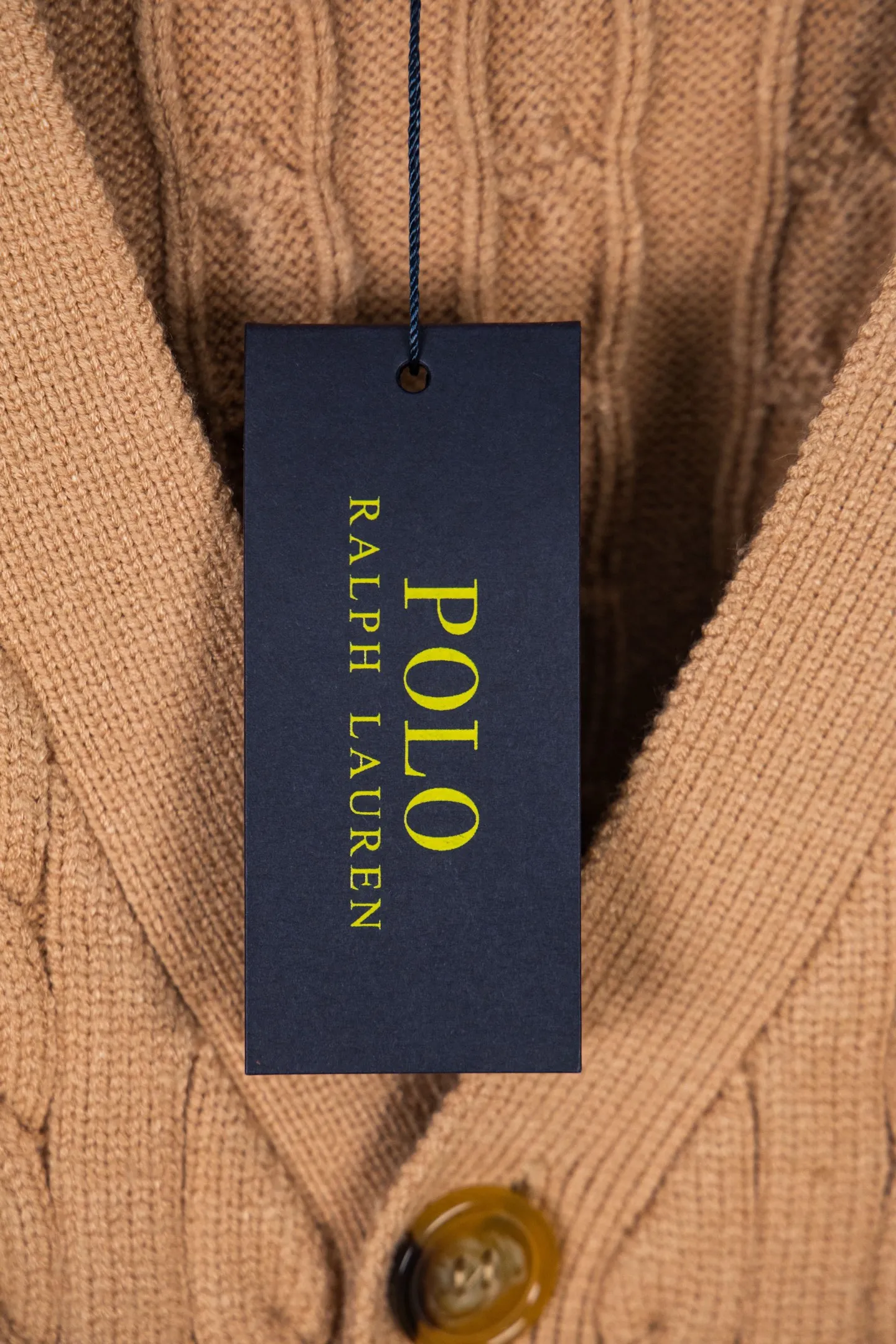 P260 2025SS Ralph Lauren Classic War Horse Small Label Twist Sweater Cardigan, the same style for men and women, this year's most popular half-zip series, made of 100% cotton material Color: Navy Blue White Gray Khaki Size: S M L XL